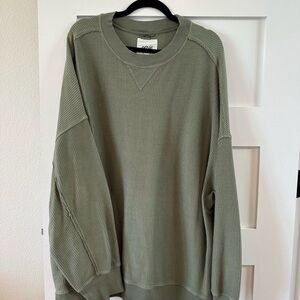 Aerie Bill Chill Textured Sweatshirt